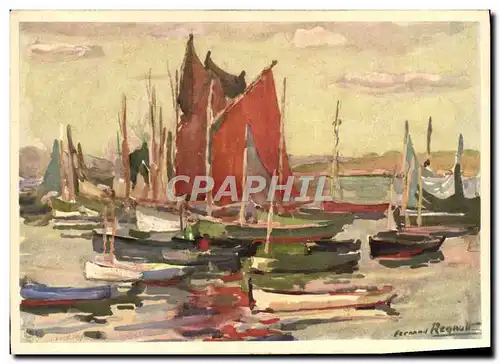 Cartes postales Bateaux de peche