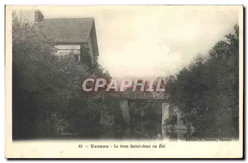 Cartes postales Vernon Le Bras Saint Jean en Ete