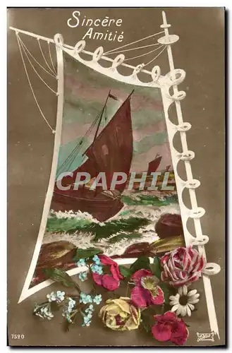 Cartes postales Fantaisie Bateau