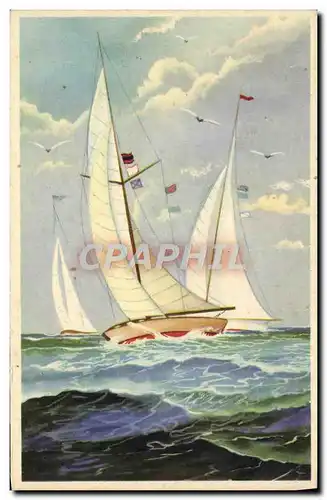 Cartes postales Bateau Voilier