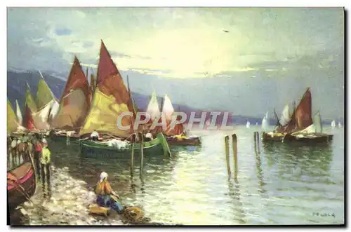 Cartes postales Bateaux de peche