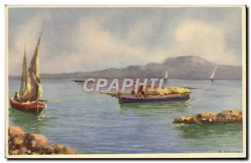 Cartes postales Bateaux de peche