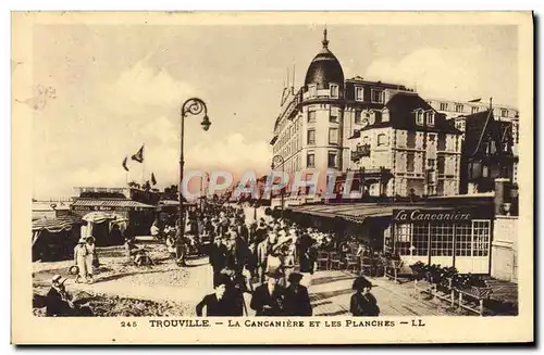 Cartes postales Trouville La Cancaiere Et Les Planches