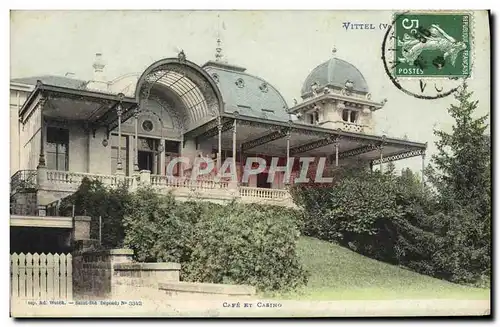 Cartes postales Vittel Cafe et casino