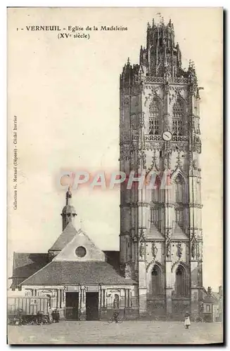 Cartes postales Verneuil Eglise de la Madeleine