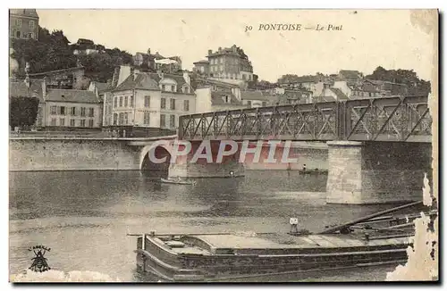 Cartes postales Pontoise Le Pont