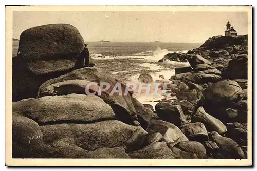 Ansichtskarte AK Ploumanch Les Rochers du Phare