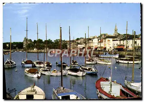 Cartes postales moderne Pornic Le Port Au Fond Le Chateau