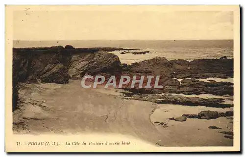 Ansichtskarte AK Piriac La Cote du Peulaire a Maree Basse