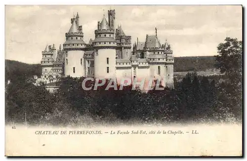 Ansichtskarte AK Chateau De Pierrefonds La Facade Sud Est Cote de la chapelle