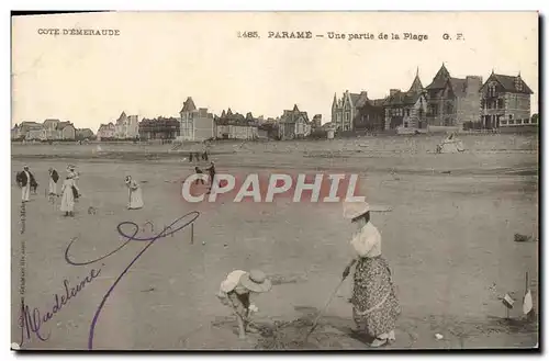 Cartes postales Parame Une Partie de la Plage Femme Enfant