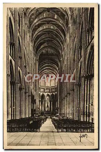 Ansichtskarte AK Rouen Interieur de la Cathedrale