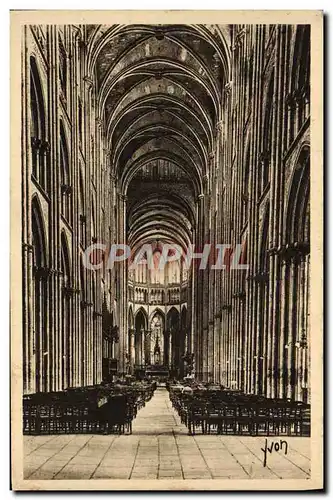 Cartes postales Rouen Interieur de la Cathedrale