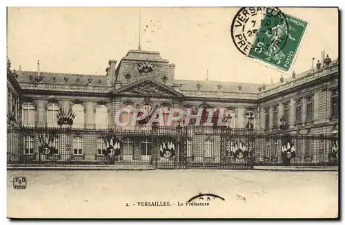 Cartes postales Versailles La Prefecture