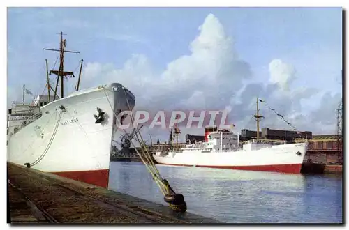 Cartes postales Fort Richelieu Bananiers dans le Port de Dieppe