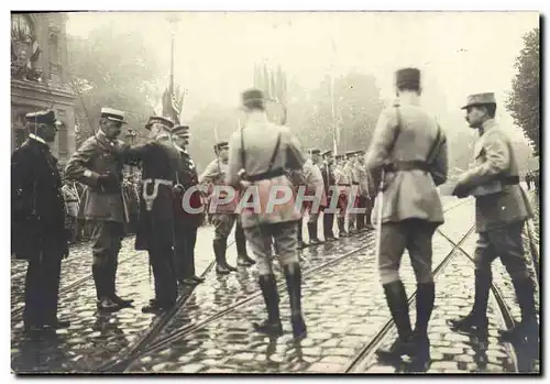 CARTE PHOTO Le Havre Officiers decores Militaria