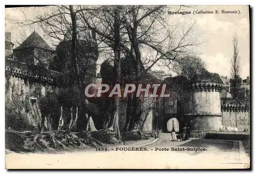 Cartes postales Fougeres Porte Saint Sulpice