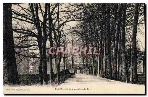 Cartes postales Flers La Grande Allee du Parc