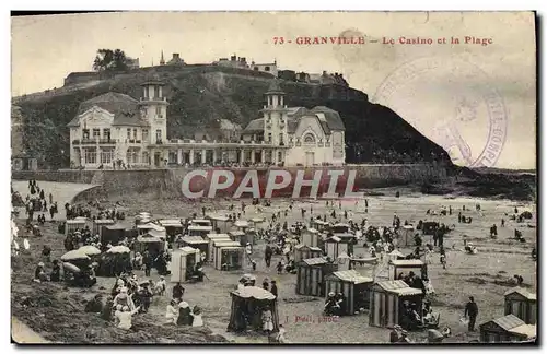 Cartes postales Granville Le Casino et la Plage