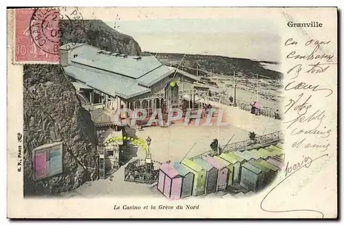 Cartes postales Le Casino et la Greve du Nord Granville