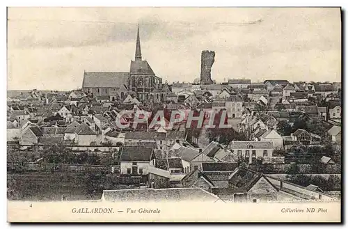 Cartes postales Gallardon Vue Generale