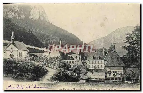 Cartes postales Charteuse Entree du Monastere