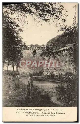 Cartes postales Guerande Aspect des Douves et de Enceinte Fortifiee