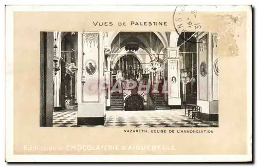 Cartes postales Nazareth Eglise De L&#39Annonciation Vues de Palestine