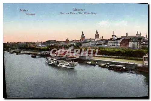 Cartes postales Mainz Rheinquai