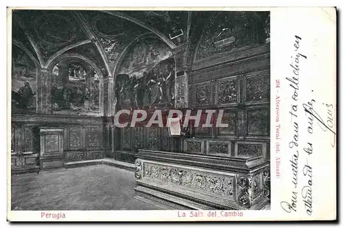 Cartes postales Perugia La Sala Del Cambio