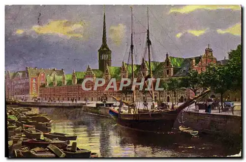 Cartes postales Danemark Bateau