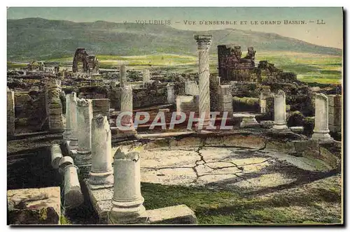 Ansichtskarte AK Volubilis Vue Densemble Et Le Grand Bassin