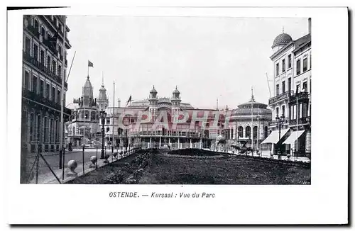 Cartes postales Ostende Kursaal Vue Du Parc
