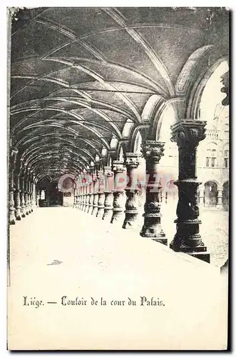 Cartes postales Liege Couloir De La Cour Du Palais