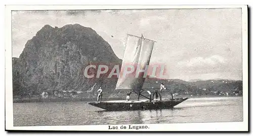 Cartes postales Lac De Lugano Bateau