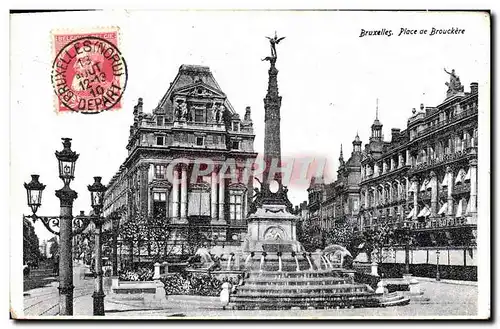 Cartes postales Bruxelles Place de Brouckere