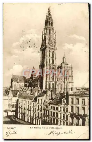 Cartes postales Anvers La Fleche De La Cathedrale