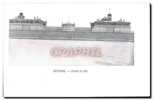 Cartes postales Ostende Chalet Du Roi