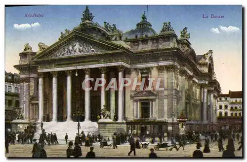 Cartes postales Bruxelles La Bourse