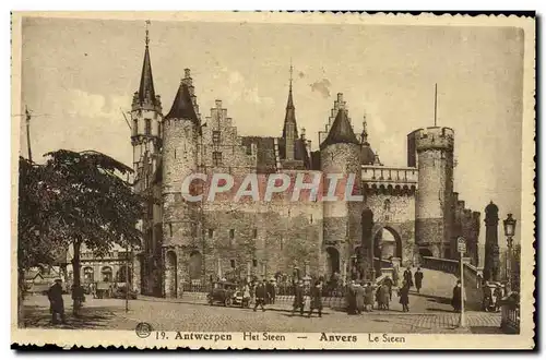 Cartes postales Antwerpen Het Steen Anvers Le Steen