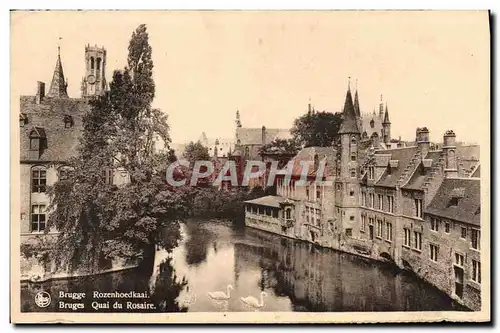 Cartes postales Bruges Quai du Rosaire
