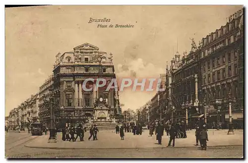 Cartes postales Bruxelles Place De Brouckere