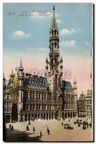 Cartes postales Bruxelles Hotel De Ville