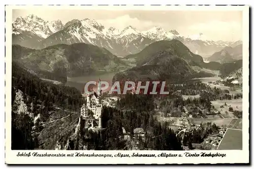 Cartes postales Schloss Neuschwanstein Mit Hohenswhwangau
