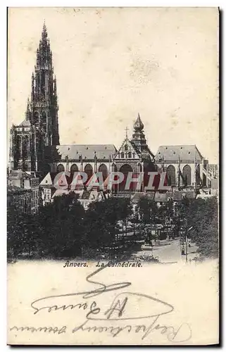 Cartes postales Anvers La Cathedrale