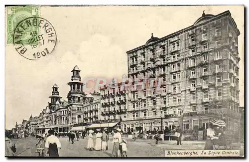 Cartes postales Blankenberghe La Digue Centrale