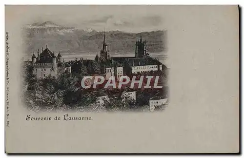 Cartes postales Souvenir De Lausanne