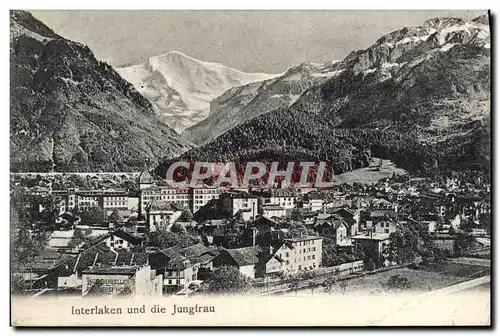 Cartes postales Interlaken Und Die Jungfrau