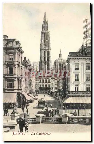 Cartes postales Anvers La Cathedrale