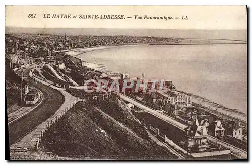 Ansichtskarte AK Le Havre Et Sainte Adresse Vue Panoramique